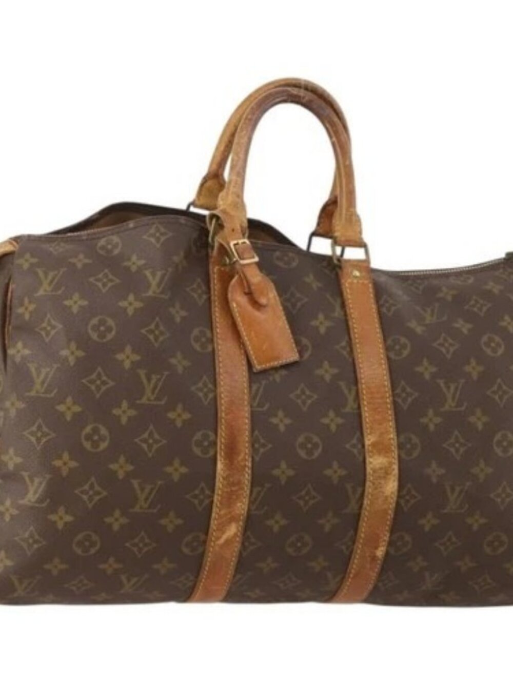 LOUIS VUITTON Monogram Keepall 45 Boston Bag M41428 LV Auth bs34497